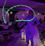 Ribbon show with interactive