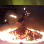 Tanoura fire show