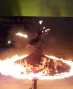 Tanoura fire show